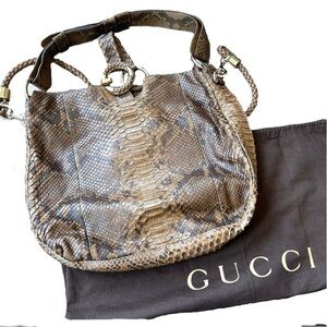 Gucci Limited Edition Python Leather Handbag – Ultra Luxury Designer Piece
